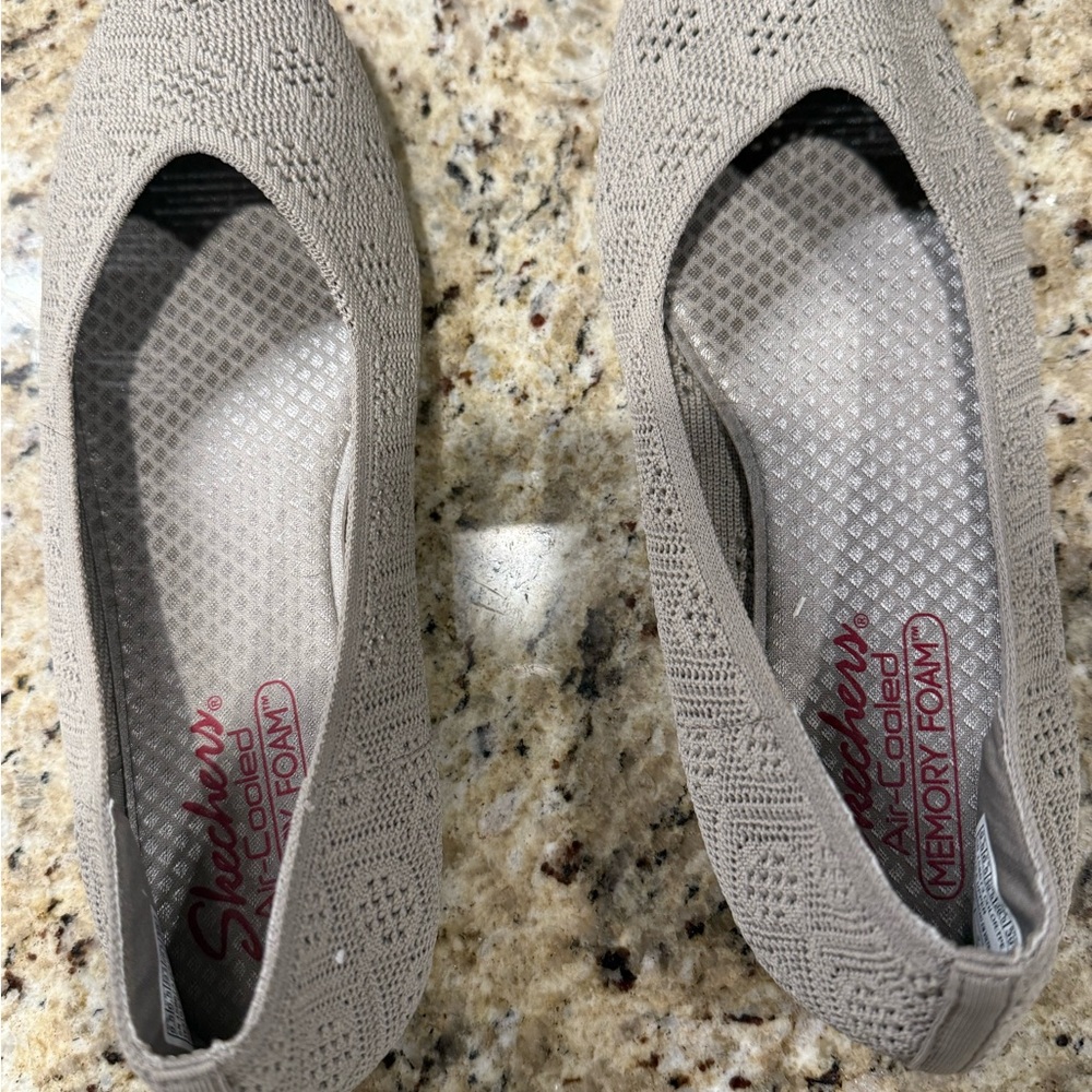 Skechers Women's Gray Slip-On Shoes